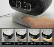 [오더블유씨]OWC시계 마노 15W 고속무선충전 무드등 알람 탁상시계 [W CONCEPT]