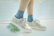 [SOCKSTAZ 삭스타즈] 루렉스 앵클 펄 삭스 : 파라다이스블루 [W CONCEPT]