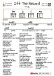 Off The Record(IVE)오프 더 레코드_(아이브) 우쿨렐레 쉬운 코드... Easy Chord Sheet Music - 하루한장우쿨렐레기타[무료 코드 악보]