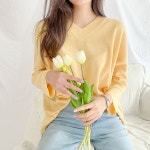 슬로아#브이넥니트 - 키큰여자 아름다운174 슬로아#브이넥니트