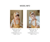 *선착순특가*[size 46-50] 쏘로 아기 보넷- KIDIKIDI