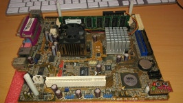 [훈훈경매-종료] ASUS C3V Ver. 1.01 와 1GB PC2100 DDR SDRAM :: 2cpu, 지름이 시작되는 곳!