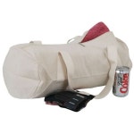 10 Oz (340 Gsm) Natural Cotton Canvas Gym Bag, Size/Dimension: 20 X 9 (round), | ID: 6937247755 Canvas Gym Bag