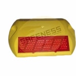 Red, Yellow Body Made From Poly-carbonate. Road Stud, Size (inch): 115 Mm X 90 Mm X 17. 5 Mm, | ID: 9153476548 Road Stud