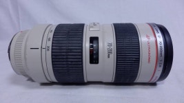 キヤノンズームレンズ EF 70-200mm 1:2.8 L ウルトラソニック CANON ZOOM LENS EF 動作確認済(キタムラカメラ)　素人目:レンズカビ無し... 