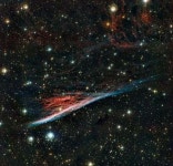 A celestial witchs broom?—A new view of the pencil nebula