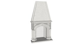 Gothic Style Fireplace - Model - 3D Warehouse