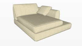 Natuzzi Diagonal Sofa 2375 049 | 3D Warehouse Natuzzi Diagonal Sofa 2375 049