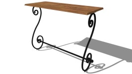 Console LUBERON Maisons du monde réf 49120053 prix 9900€ - - 3D Warehouse