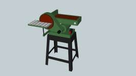 Grizzly G1014 Belt Disc Sander - - 3D Warehouse