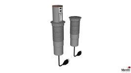 Torre Automática 2 USB e 1 Tomada - Marelli (AM-122) | 3D Warehouse Torre Automática 2 USB e 1 Tomada - Marelli (AM-122)