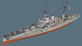 IMPERIALGERMANNAVYWW11924KaiserlicheMarineADLERRHINEBATTLESHIP - Model - 3D Warehouse