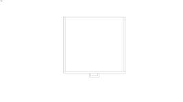 C0043 Frame Apron 1 Drawer 4x24x22 - - 3D Warehouse