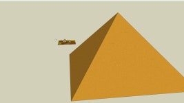 Pyramid, a huge compared to normal sized | 3D Warehouse Pyramid, a huge compared to normal sized