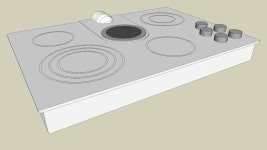 KECD807XSS KitchenAid 30-In. Width 4 Elements Downdraft Ventilation System Architect Series II | 3D Warehouse KECD807XSS... 