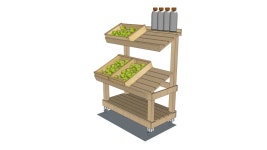 Etal Marché 2 Niveaux Orientables Vercors VER314 | 3D Warehouse Etal Marché  2 Niveaux Orientables Vercors VER314