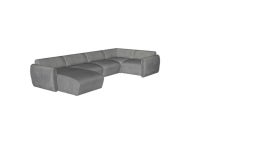 86318 Living Landscape 1 Lucca Grey Left 328cm - Model - 3D Warehouse