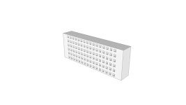 A0910 Patch Panel 110 BlockRJ 45 Cat 5E 96 Port568A 19 x 3 - Model - 3D Warehouse