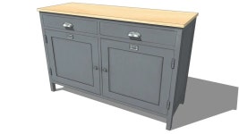 Réf: 146891 Prix: 299,90 | 3D Warehouse buffet 2portes CHABLIS, Maisons du monde. Réf: 146891 Prix: 299,90 €