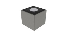PR0058 - ORIENTE STONE LIXEIRA 1,5L | 3D Warehouse PR0058 - ORIENTE STONE LIXEIRA 1,5L
