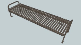 Pullman 8 Flat Bench | 3D Warehouse Pullman 8 Flat Bench
