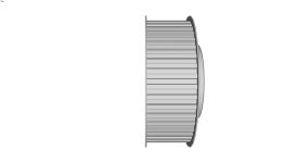 Poulie dente monobloc HTD pas 14 mm pour courroie largeur 55 mm | 3D Warehouse Poulie dente monobloc HTD pas 14 mm pour courroie... 