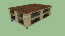 Pallet coffee table - Model - 3D Warehouse