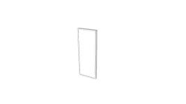 A1080 Mirror Posture Wall Mounted 28x 6 - Model - 3D Warehouse