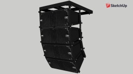 DVA K5 4x Cluster dBTechnologies - Model - 3D Warehouse