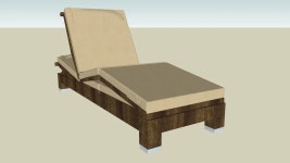 4993 - Espreguiçadeira Duna | 3D Warehouse 4993 - Espreguiçadeira Duna
