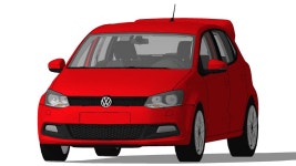 Volkswagen Polo 1.2 TSI Mk5 Typ 6R Facelifted | 3D Warehouse Volkswagen Polo 1.2 TSI Mk5 Typ 6R Facelifted
