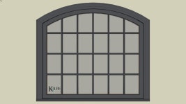 Kolbe Ultra Segment Head Studio KUN346P SEG FS 5 0 x 4 6 RO 5 0 12 x 4 6 12 - Model - 3D Warehouse