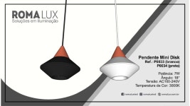 Romalux Pendente Mini Disk P0034 P0035 - - 3D Warehouse