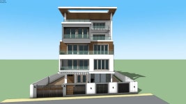 Modern House Elevation house elevation residence home luxury - Model - 3D Warehouse