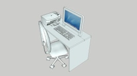 Bureau dordinateur - Model - 3D Warehouse