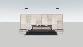 King Sized Bed FAW Series - - 3D Warehouse