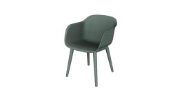 Fiber chair wood base by Muuto designed by Iskos Berlin - Model - 3D Warehouse