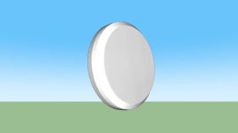 ASEC R1 13 CW 220 3H Radar Sensörlü Kitli Ledli Aydınlatma Armatürü - Model - 3D Warehouse