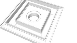 Plafon de Embutir - Duo 6151- Iluminar | 3D Warehouse Plafon de Embutir - Duo 6151- Iluminar