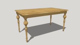 Fremont_Dining_Table | 3D Warehouse Fremont_Dining_Table