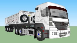 Mercedes Benz Axor 6x4 - 2544 | 3D Warehouse Mercedes Benz Axor 6x4 - 2544