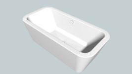 Waters Baths - Bracken Freestanding Bath - 1670mm | 3D Warehouse Waters Baths - Bracken Freestanding Bath - 1670mm