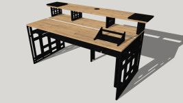 Bureau home studio / Home studio desk | 3D Warehouse Bureau home studio / Home studio desk