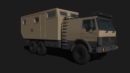 Mercedes 1632 Expedition Camper | 3D Warehouse Mercedes 1632 Expedition Camper