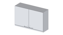 Aufsatzschrank, abschließbar, 305-388, 1200x780x360mm, 2 Türen | 3D Warehouse Aufsatzschrank, abschließbar, 305-388... 