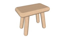 DOUGH stool P012-1 | 3D Warehouse DOUGH stool P012-1