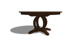 Round Wooden Dining Table | 3D Warehouse Round Wooden Dining Table