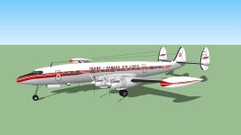 Trans-Canada Air Lines (1962) - Lockheed L-1049G Super Constellation | 3D Warehouse Trans-Canada Air Lines (1962) - Lockheed L... 