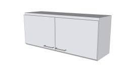Hängeschrank, 307-324, 1200x480x360mm, 2 Türen | 3D Warehouse Hängeschrank, 307-324, 1200x480x360mm, 2 Türen