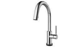 Solna Chrome Single Handle Pull-Down Kitchen Faucet by Brizo 64020LF-PC | 3D Warehouse Solna Chrome Single Handle Pull-Down... 